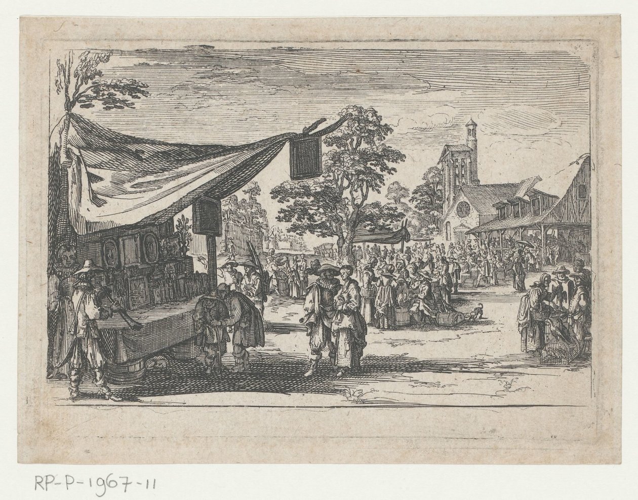 Market Scene by Nicolas de Son