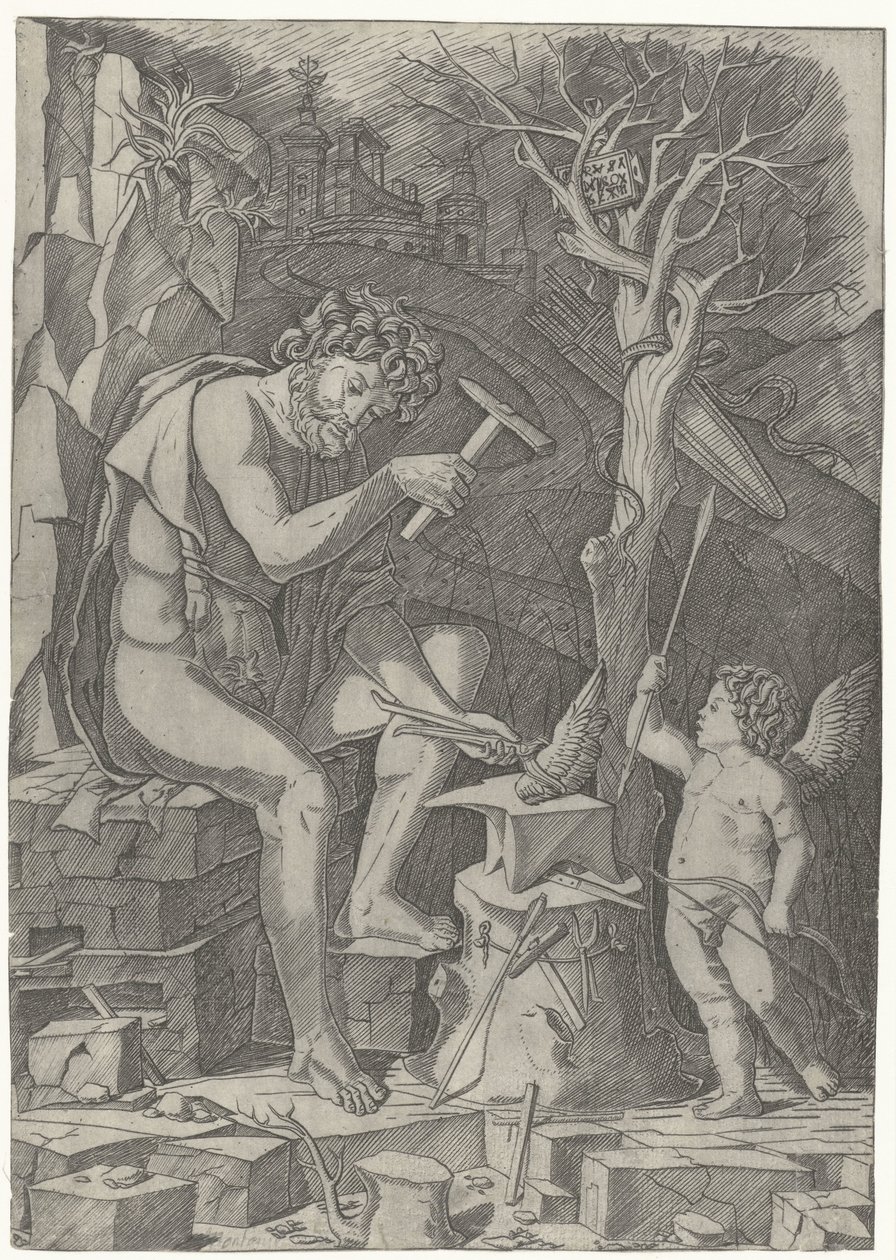 Vulcan Forging Cupid