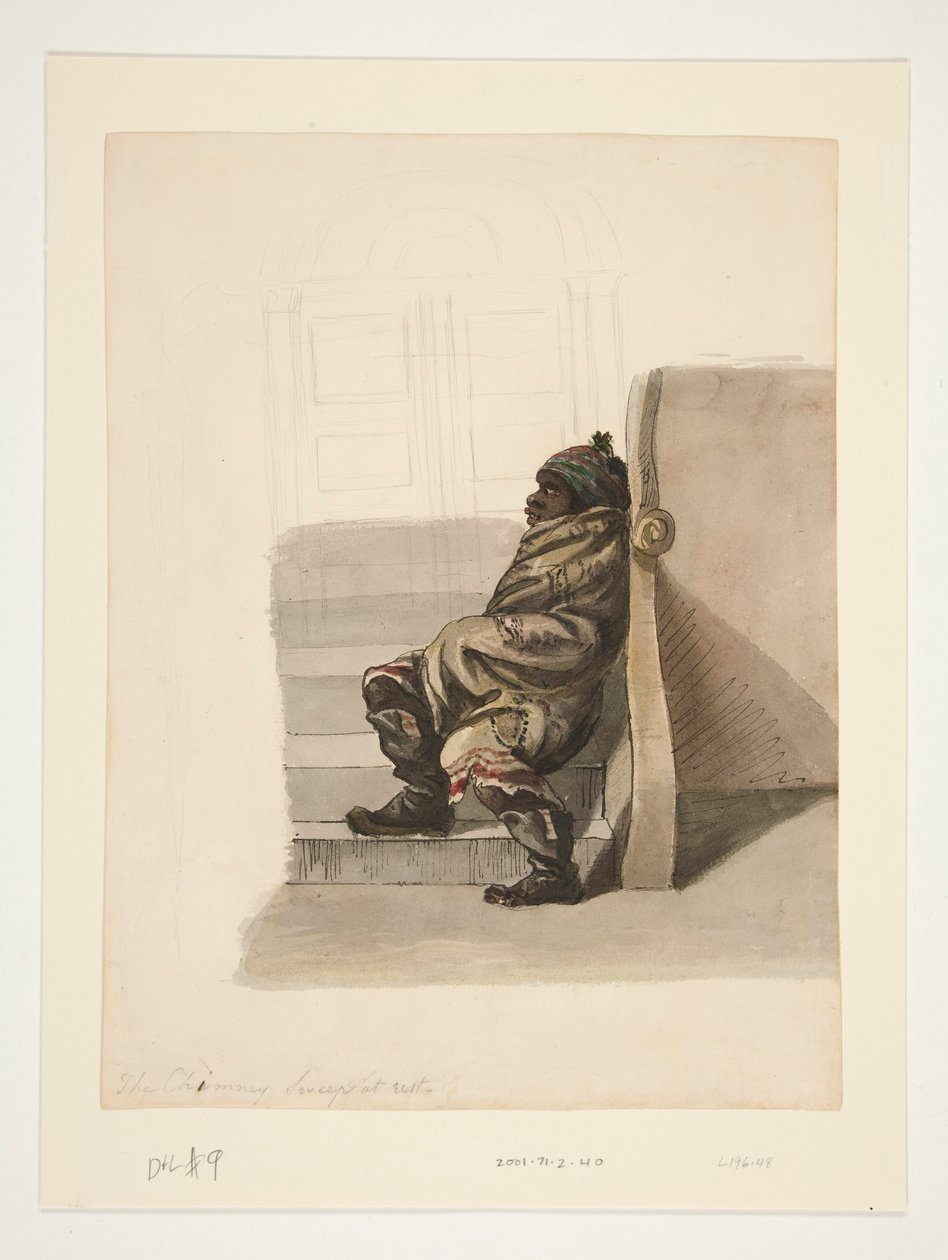 The Chimney Sweep at Rest by Nicolino Calyo
