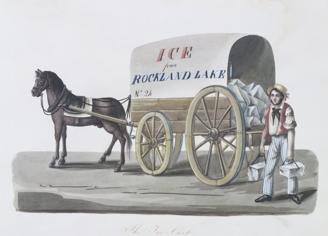 The Ice Cart by Nicolino Calyo