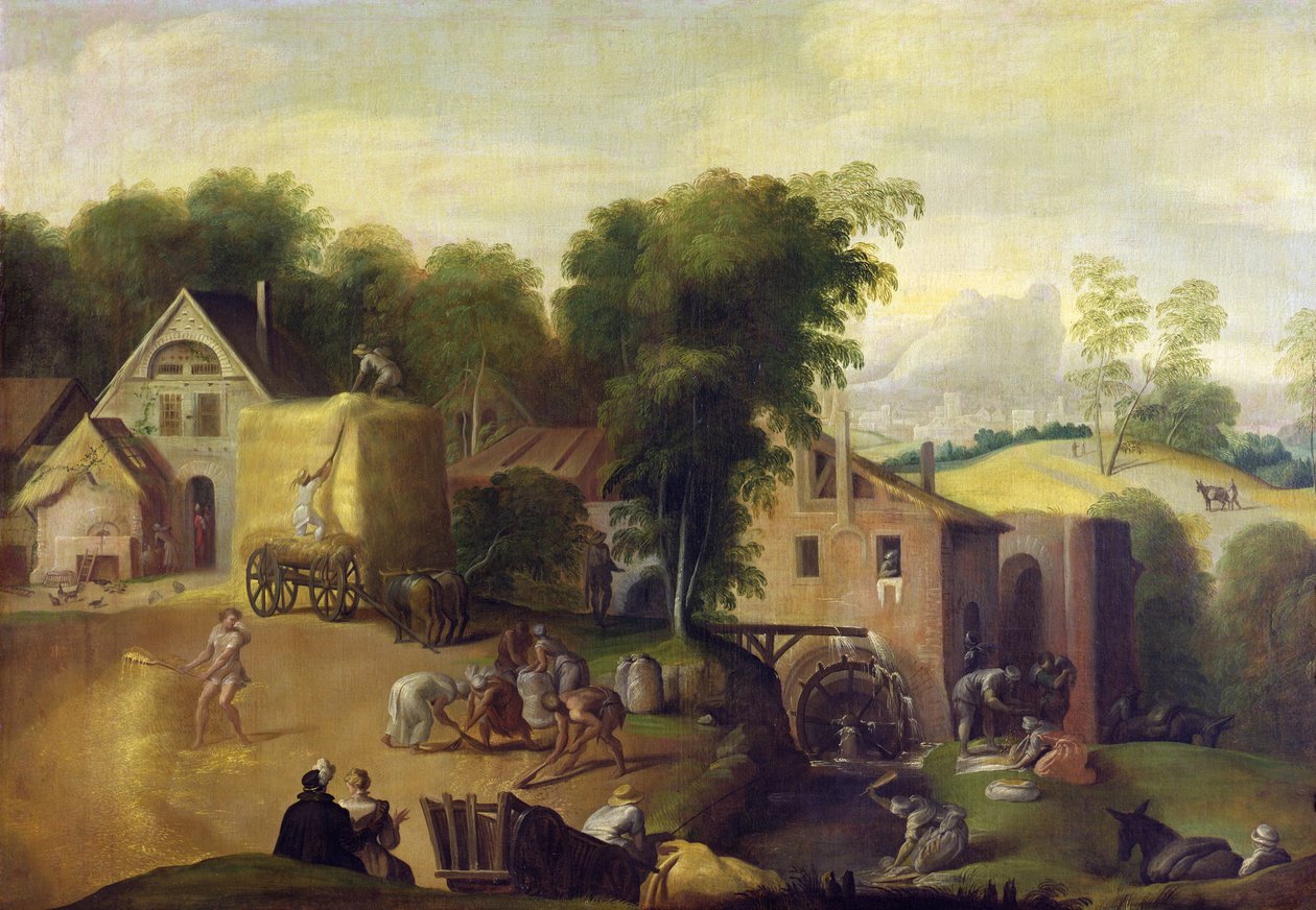 Winnowing the Grain by Nicolo dell Abate