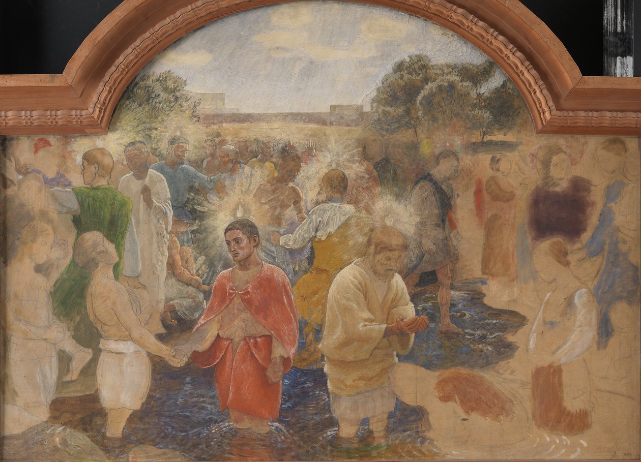 The Baptism on Pentecost by Niels Skovgaard
