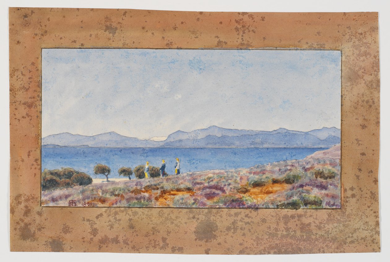 Peloponnese Seen from Megara by Niels Skovgaard