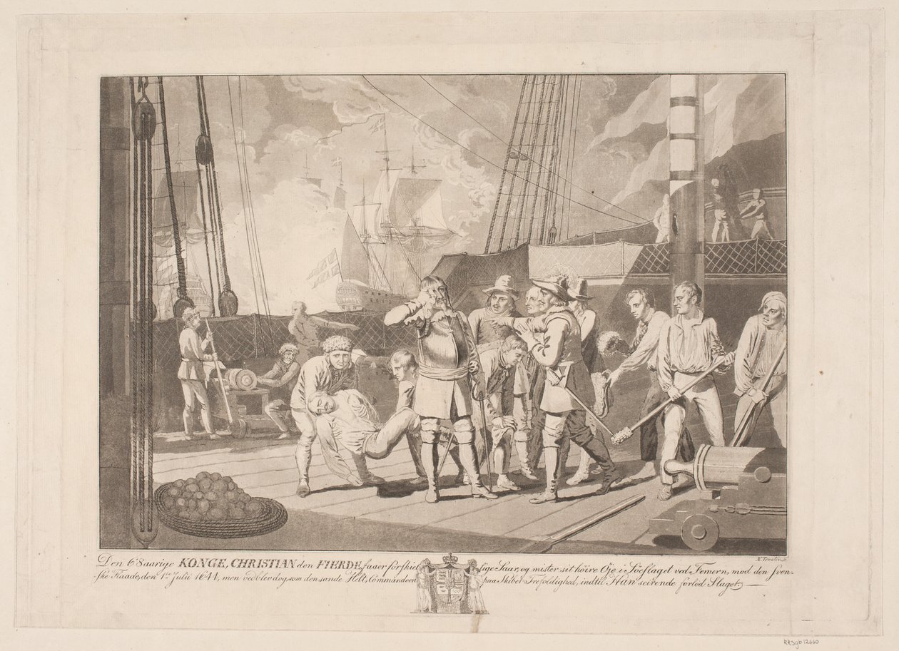 Christian IV in the Battle of Femern, 1644 by Niels Truslew