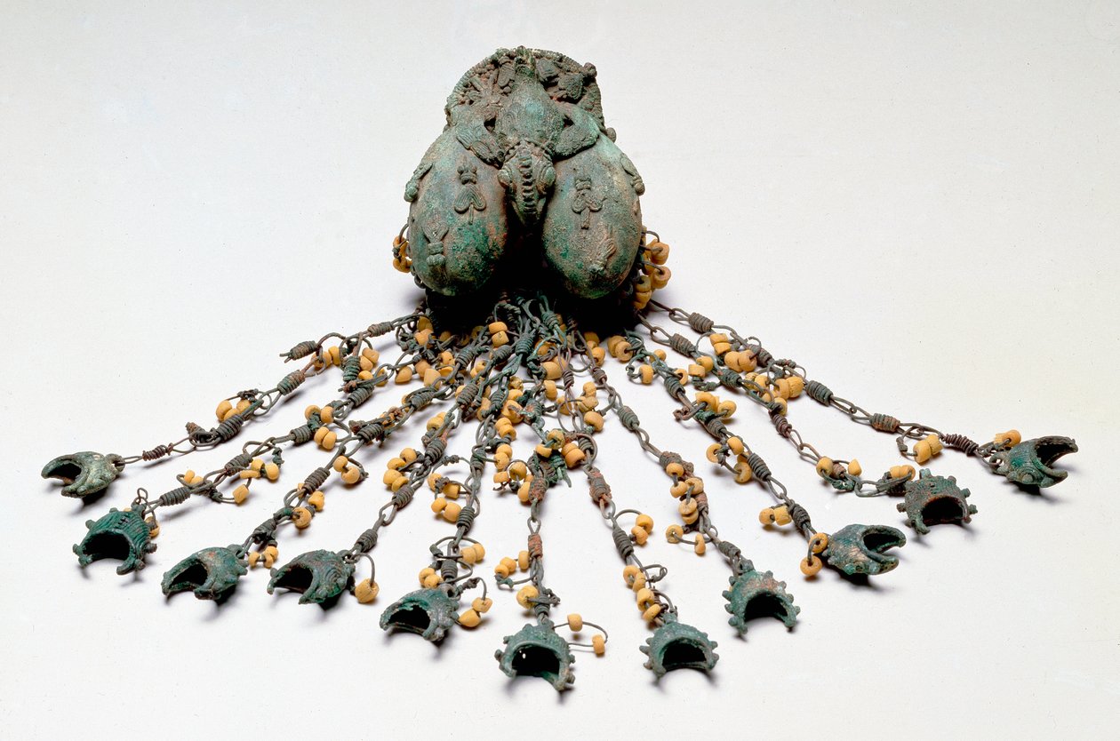 Double egg pendant, Igbo-Ukwu, 9th - 10th century by Nigerian