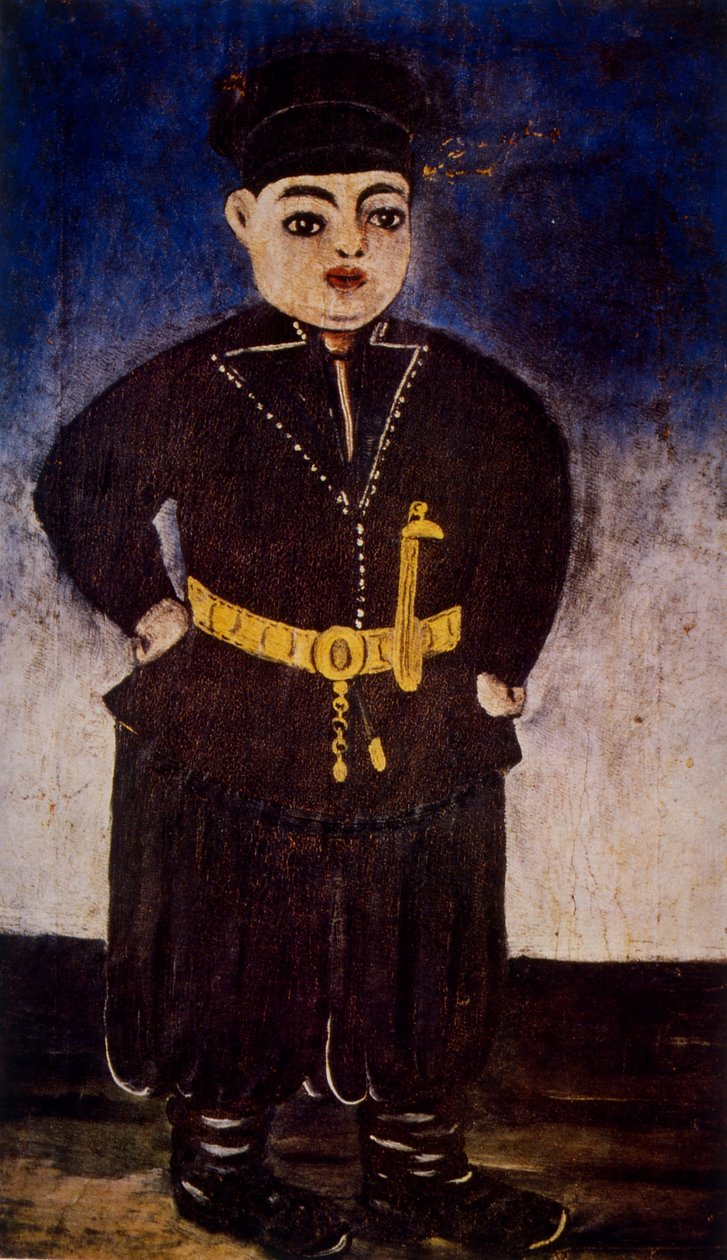 Young Circassian boy by Niko Pirosmani
