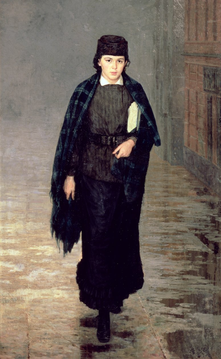 A Student by Nikolai Aleksandrovich Yaroshenko