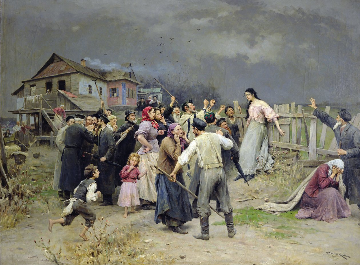 A Victim of Fanaticism, 1899 by Nikolai Pimonenko