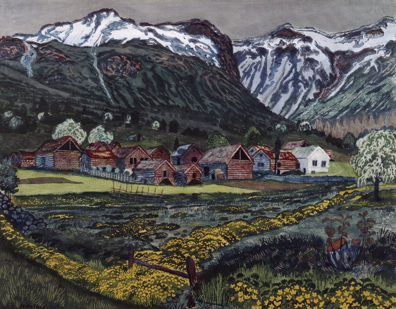 Buttercup Night by Nikolai Astrup