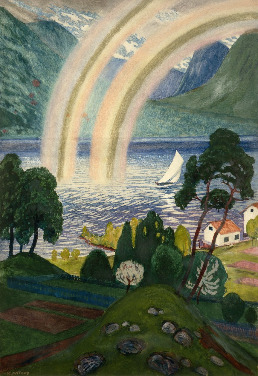 Big Rainbow by Nikolai Astrup