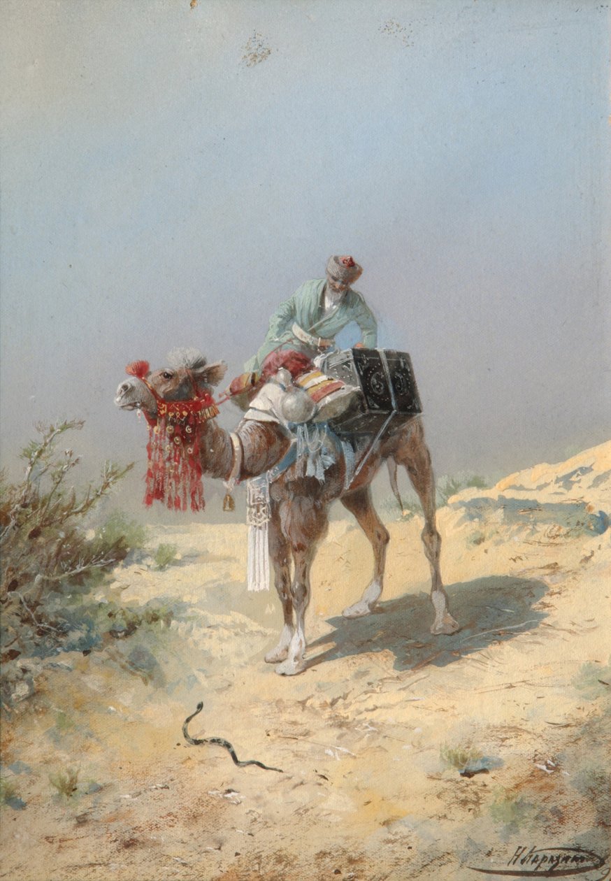 In the Desert by Nikolai Nikolayevich Karasin