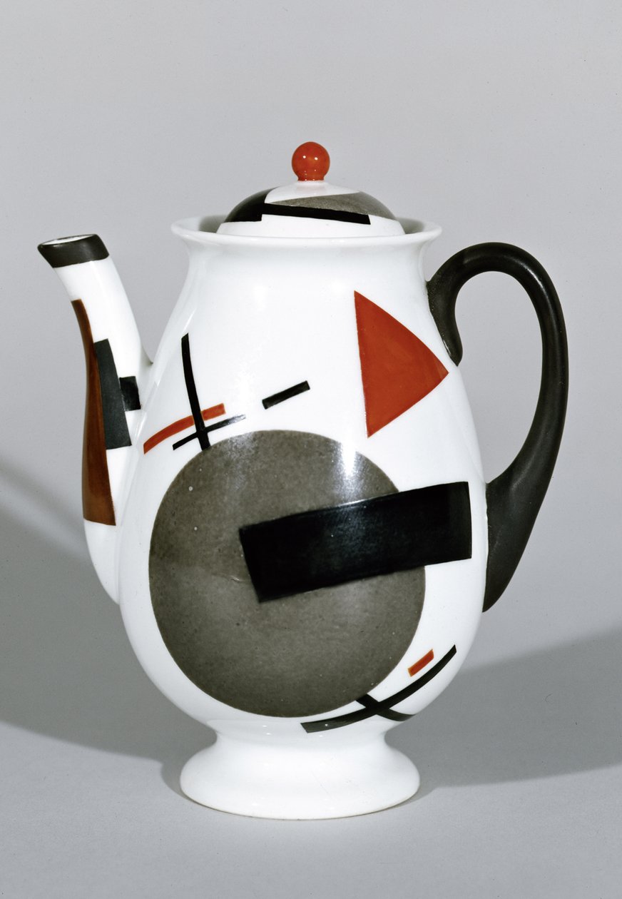 Coffee Pot, c.1924 by Nikolaj Mihailovic Suetin