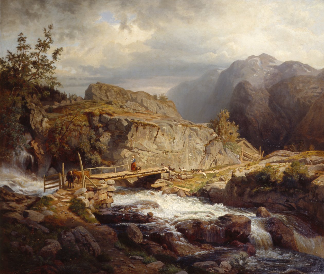 River in the Mountain by Nils Bjørnsen Møller