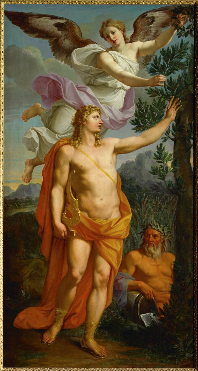 Apollo crowned by Victory by Noël Coypel