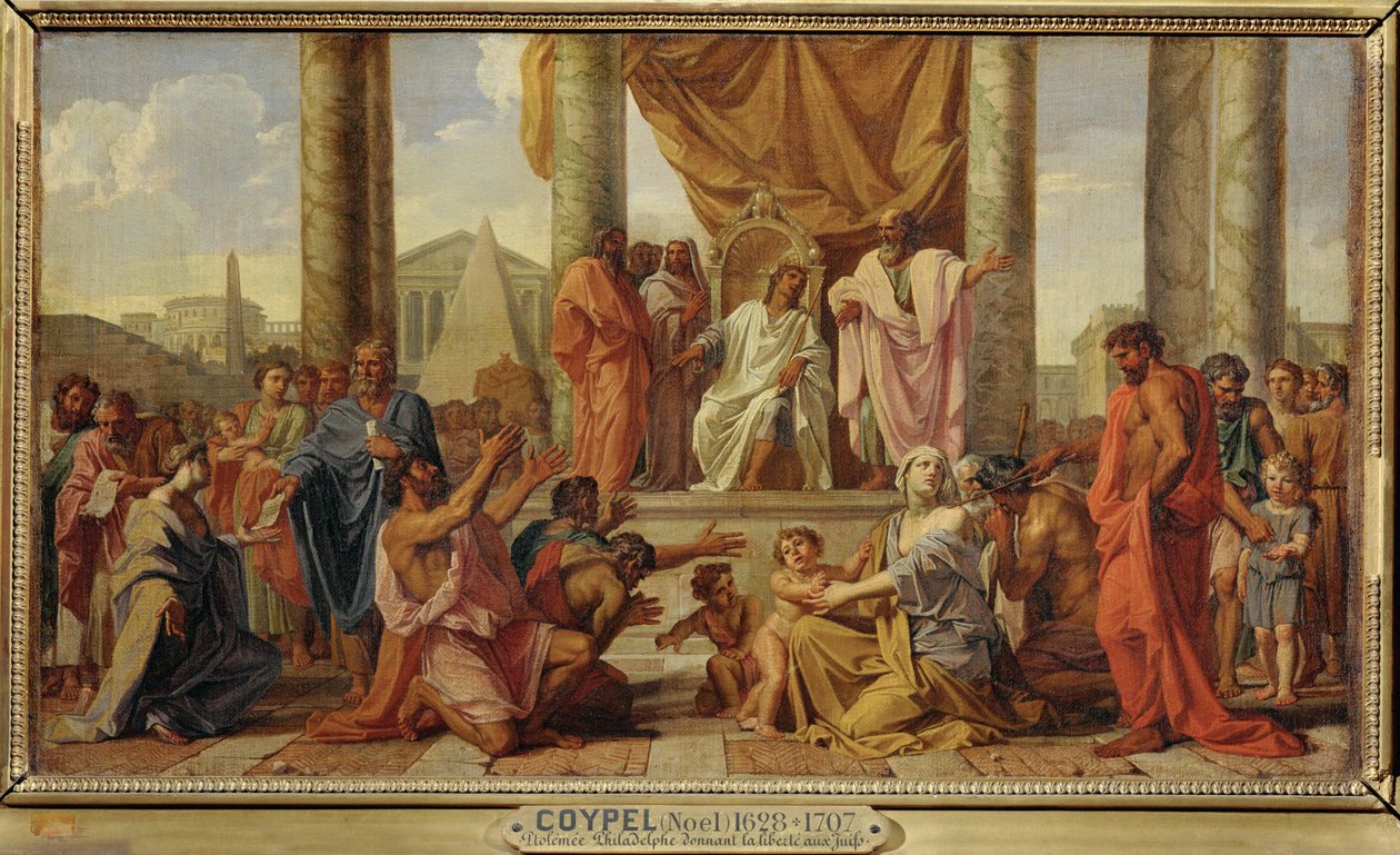 Ptolemy Philadelphos Grants Freedom to the Jews by Noël Coypel