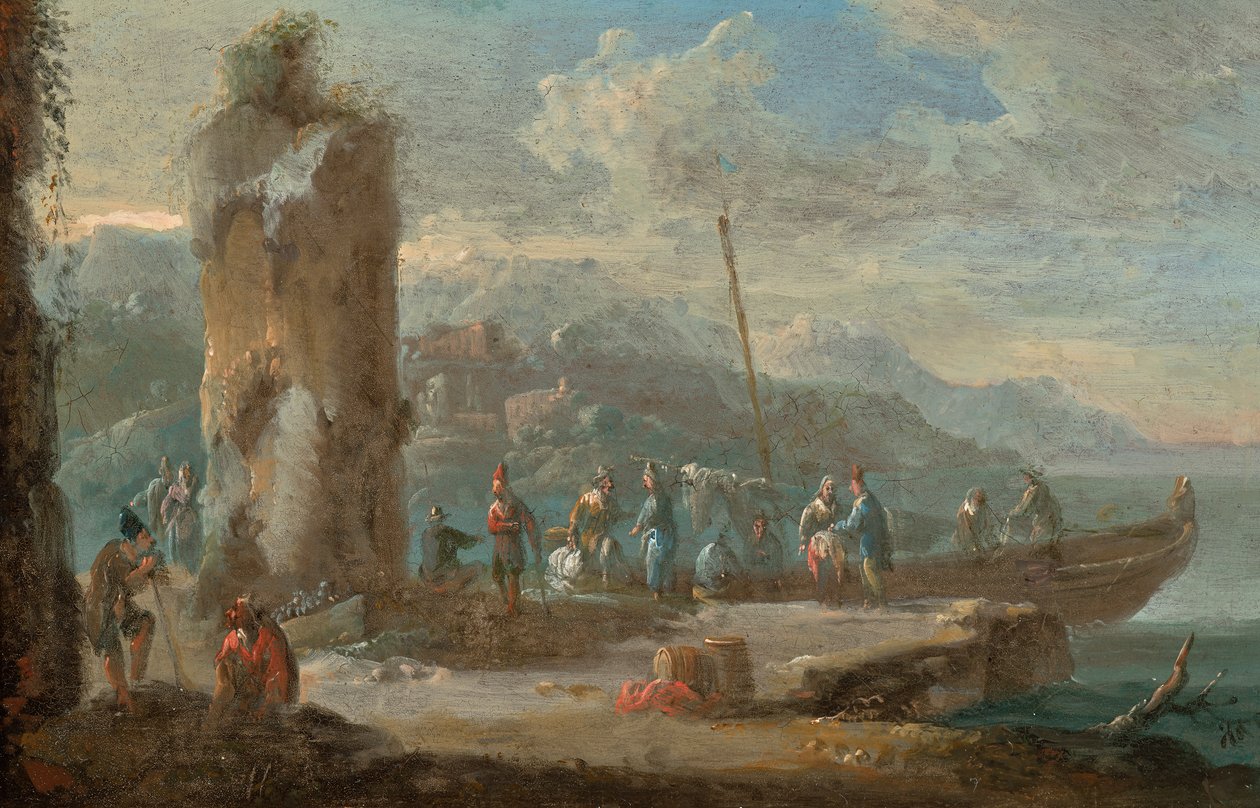 Southern Harbor Scene by Norbert Grund