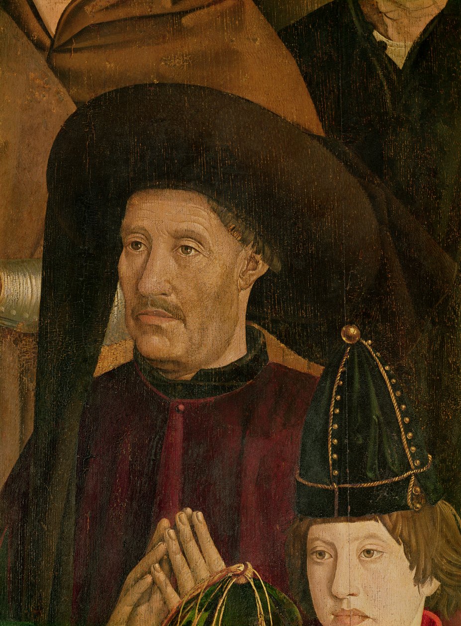 Henry the Navigator (Detail) by Nuno Goncalves or Gonzalvez