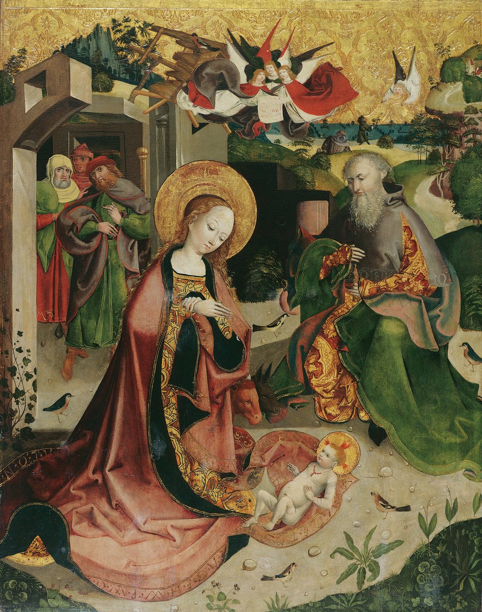 Birth of Christ by Oberösterreichischer Maler