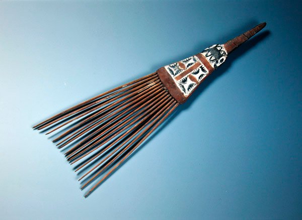 Tooth Comb Cut from a Bamboo Stick, from the Admiralty Islands, before 1885 by Oceanic