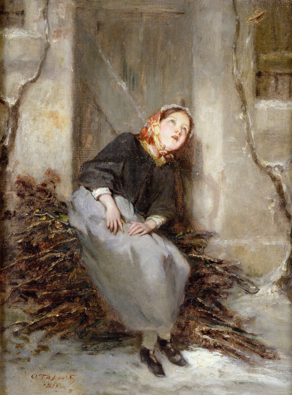 The Twig Picker by Octave Tassaert