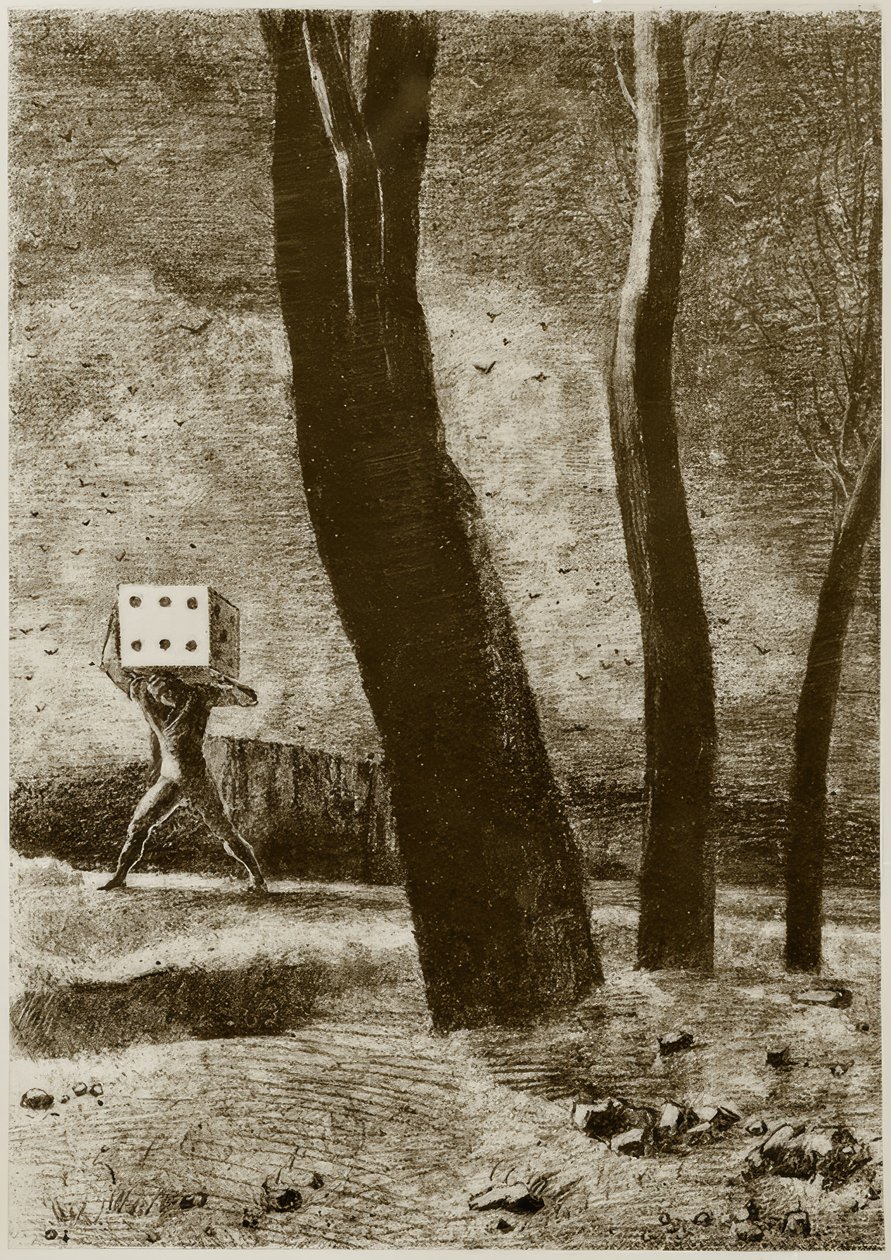 The Player by Odilon Redon