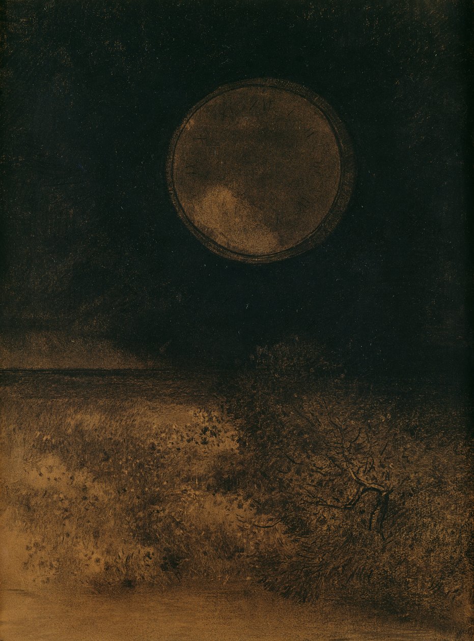 The Sphere, 1890-5 by Odilon Redon