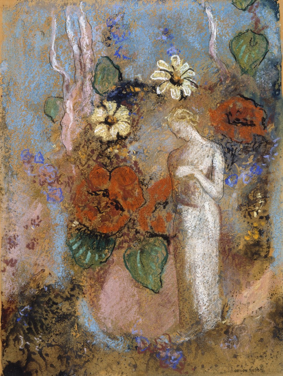 Pandora by Odilon Redon
