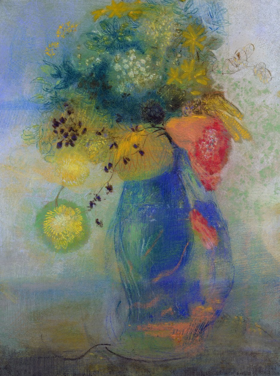 Vase of Flowers by Odilon Redon