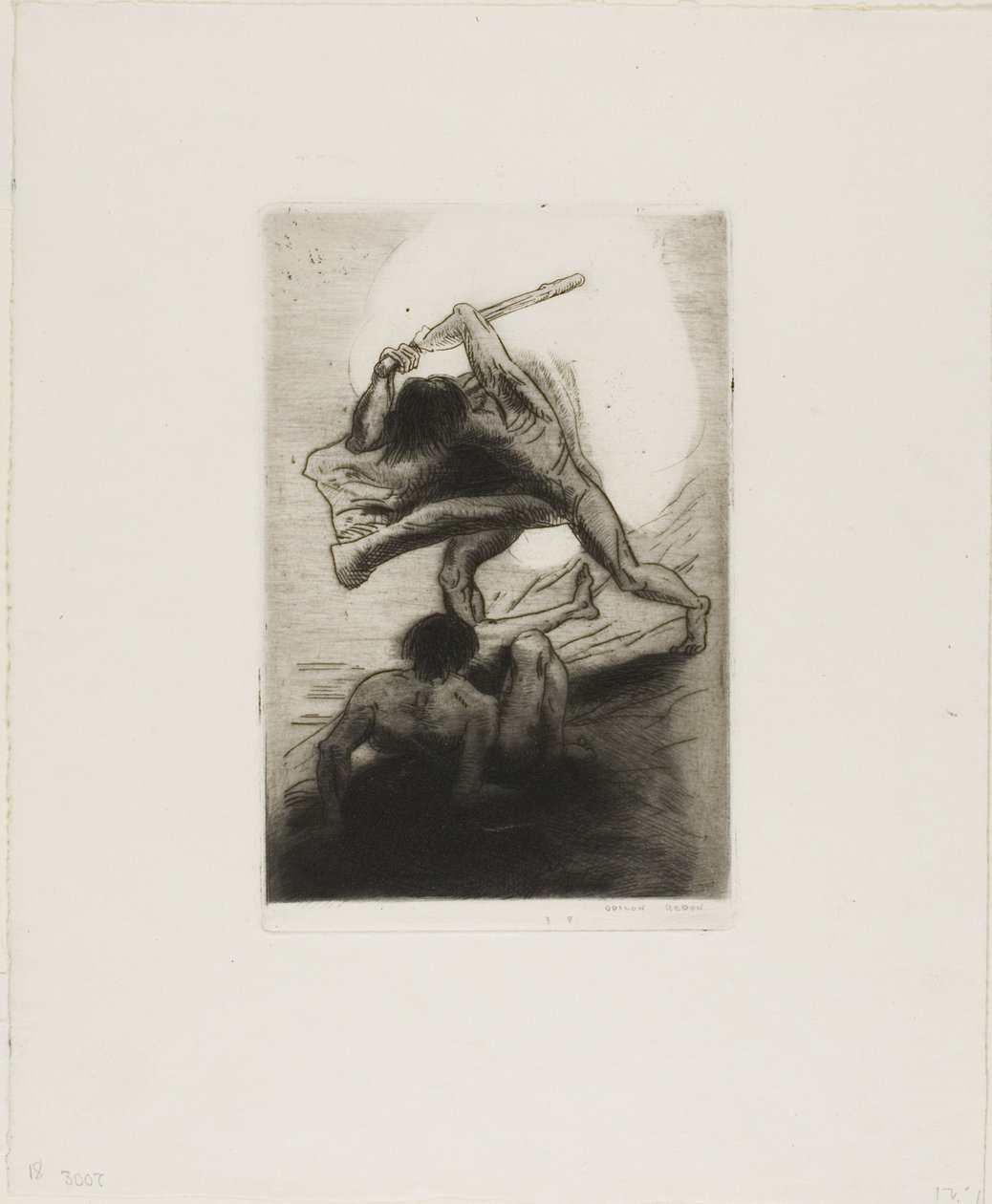 Cain and Abel by Odilon Redon