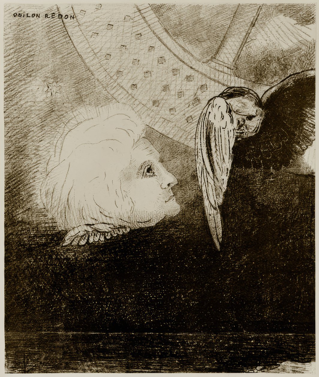 The Wheel by Odilon Redon
