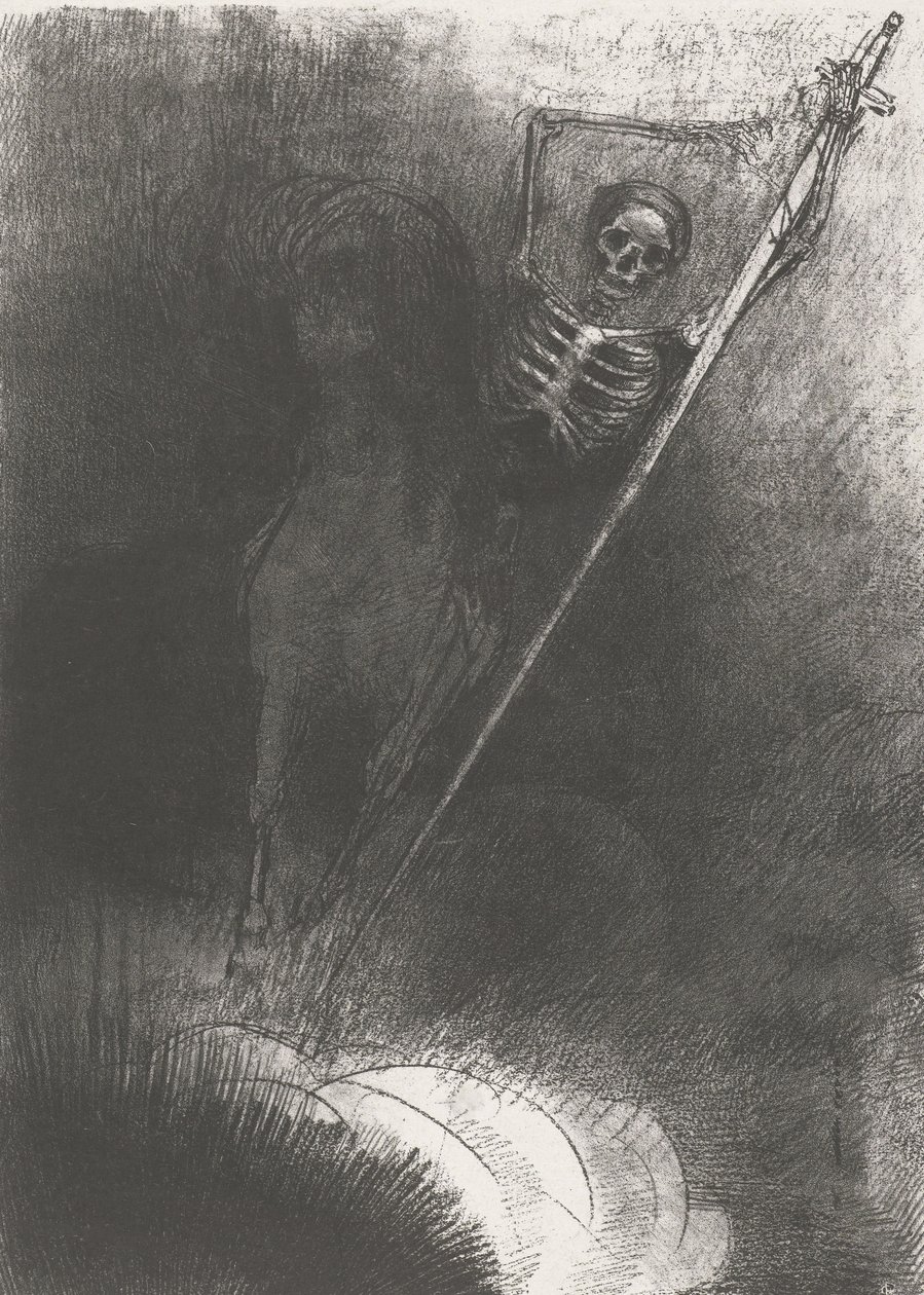 Death on a Horse, 1899 by Odilon Redon