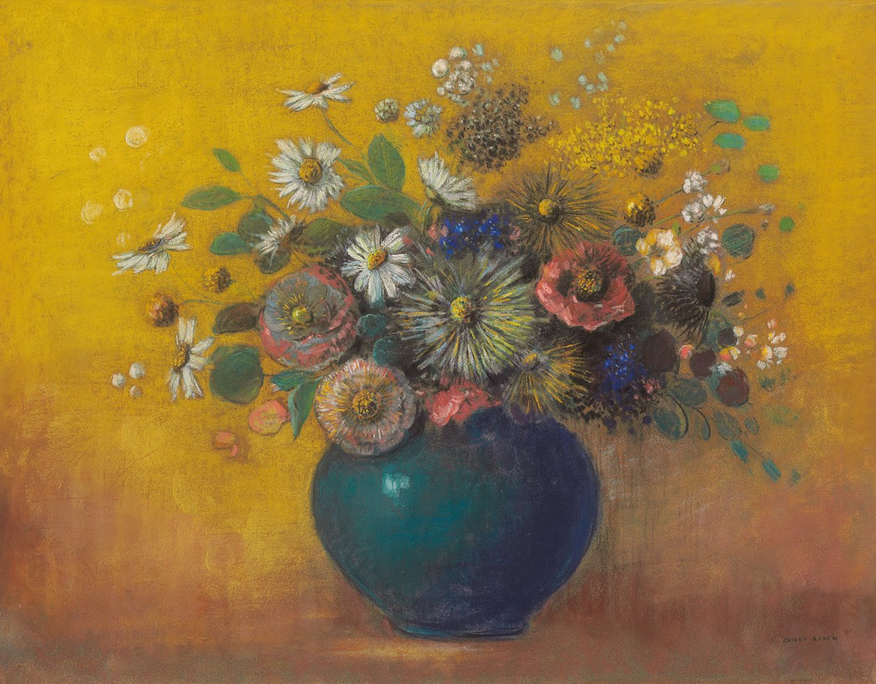 Flower Bouquet by Odilon Redon