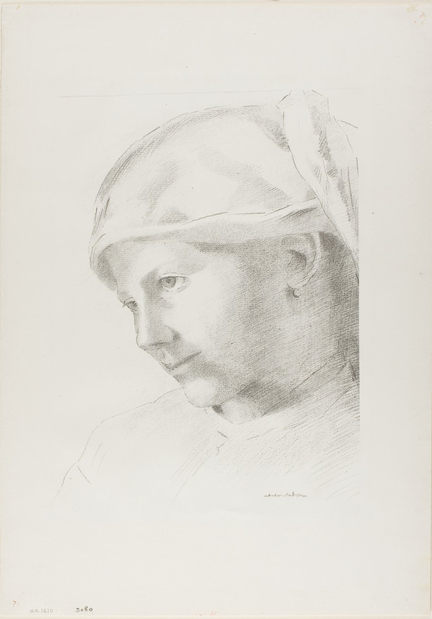 Girl by Odilon Redon