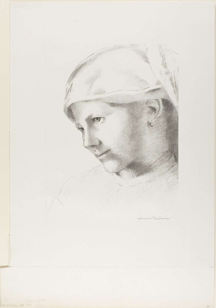 Girl by Odilon Redon