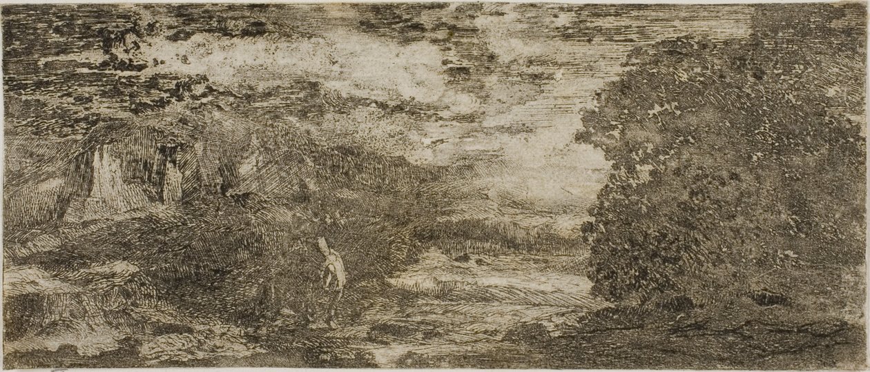 Horseman Under a Stormy Sky by Odilon Redon