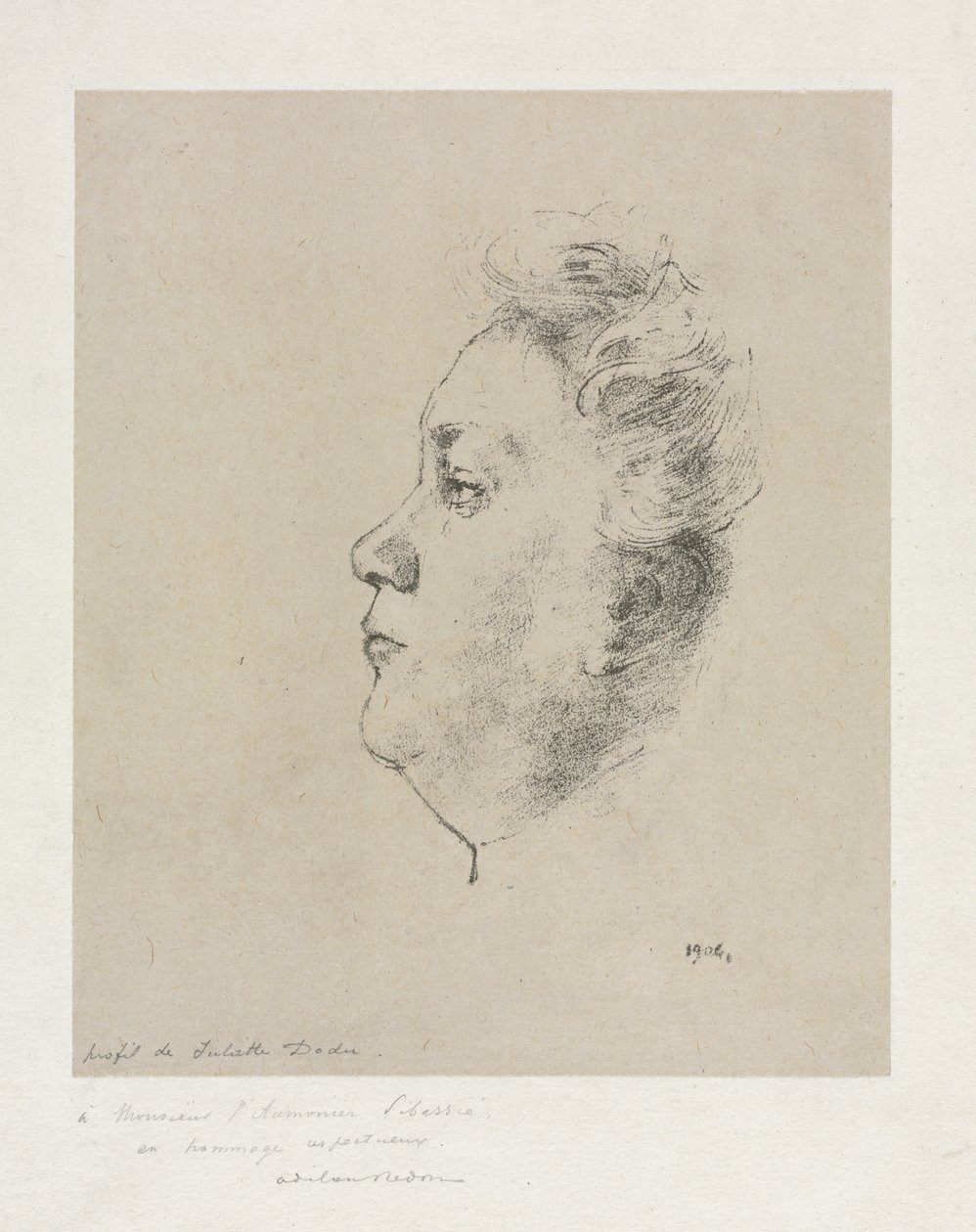 Mlle. Juliette Dodu by Odilon Redon