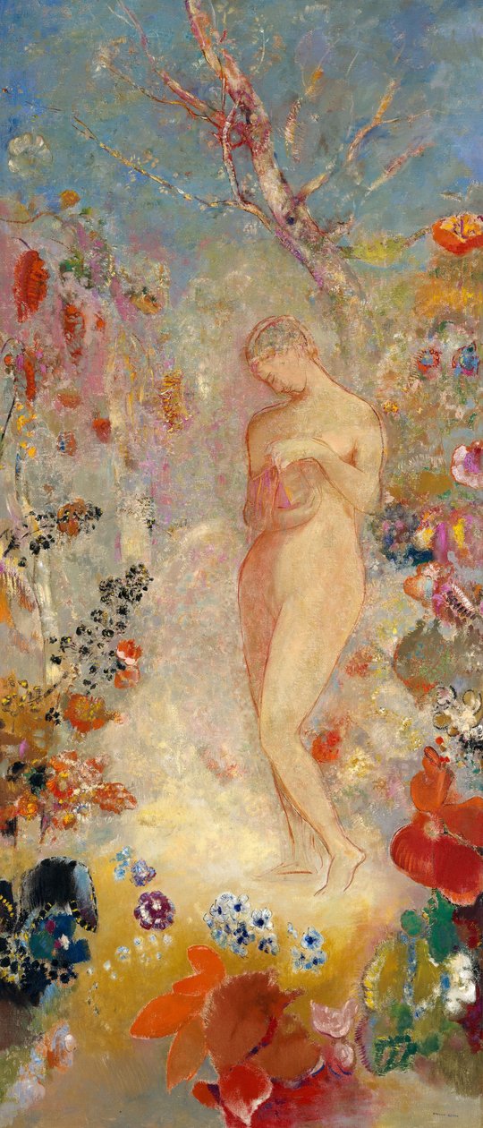 Pandora by Odilon Redon