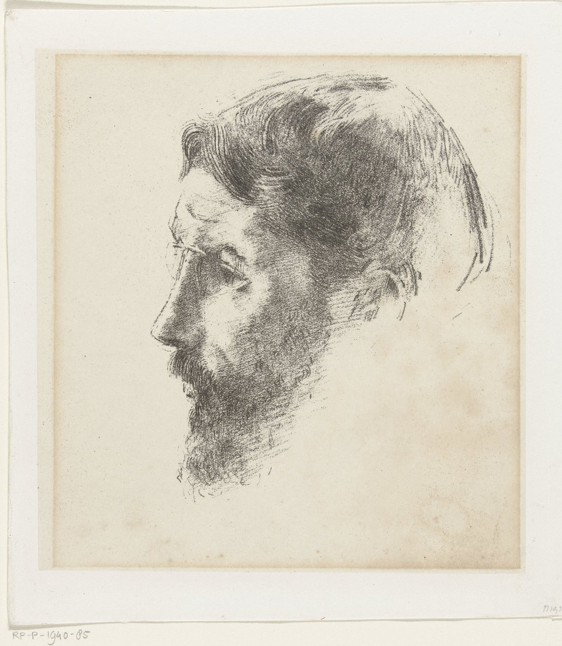 Portrait of Pierre Bonnard by Odilon Redon