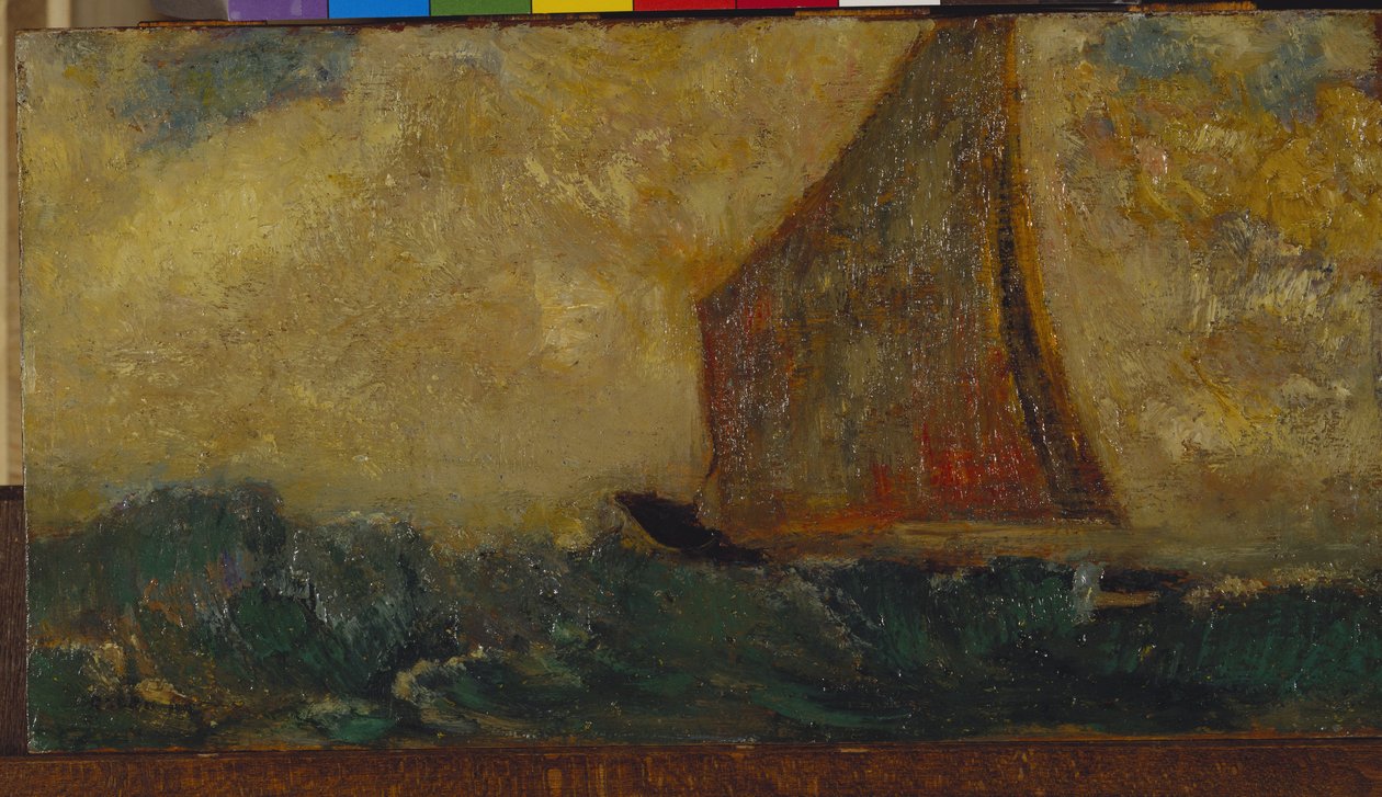 The Mystical Boat by Odilon Redon