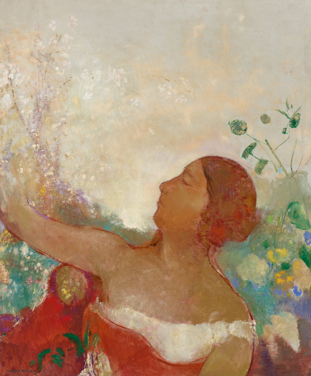 The Predestined Child, Ophelia by Odilon Redon