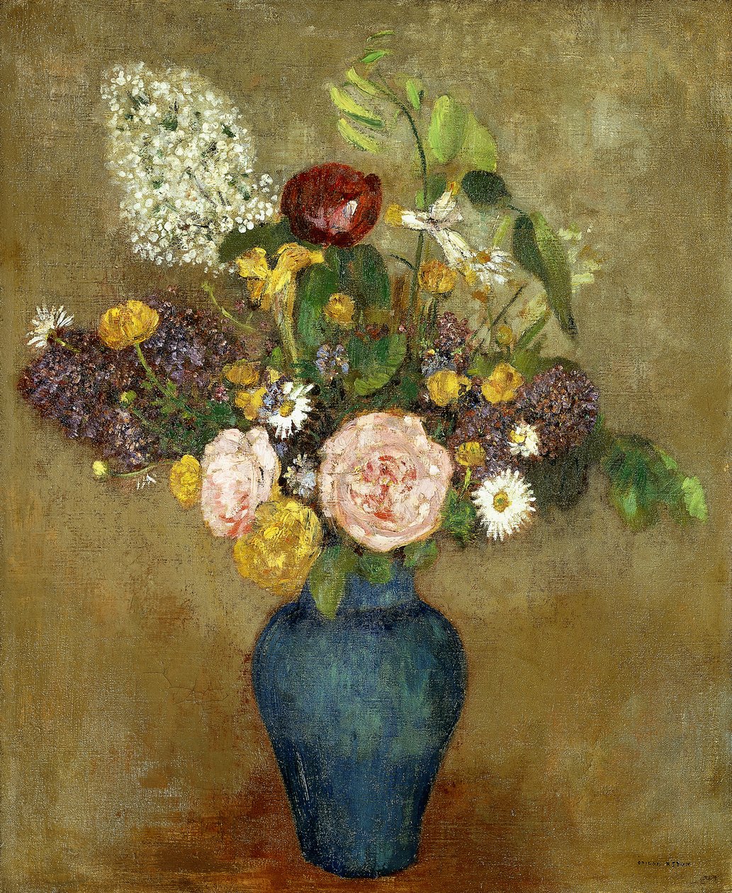 Vase of Flowers by Odilon Redon