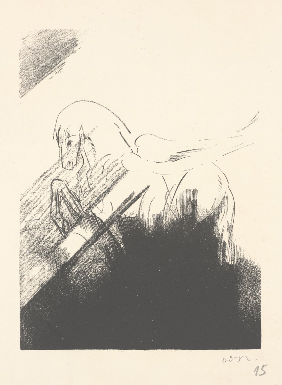 Winged Horse by Odilon Redon