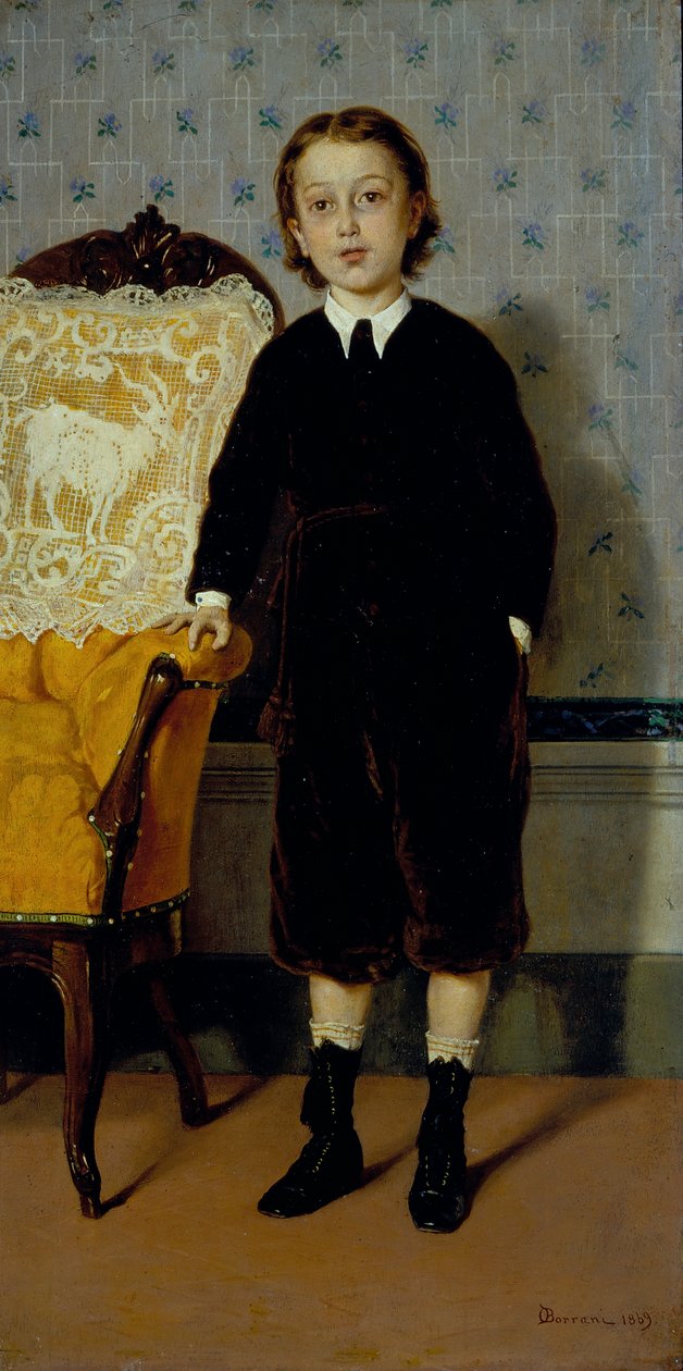 Portrait of a Child by Odoardo Borrani
