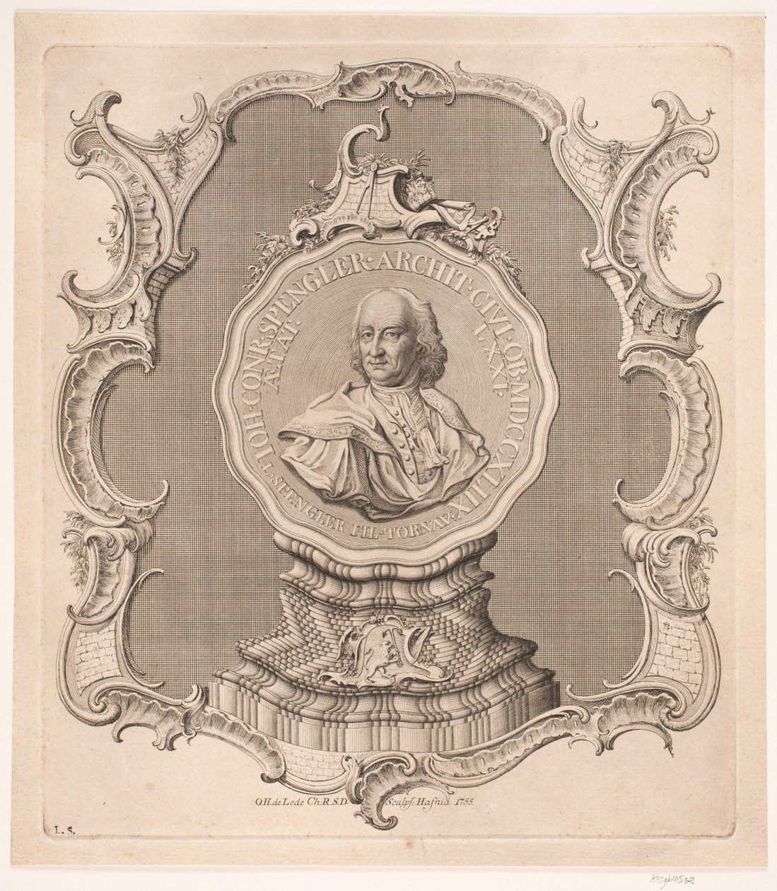 Johan Conrad Spengler by Odvardt Helmoldt de Lode