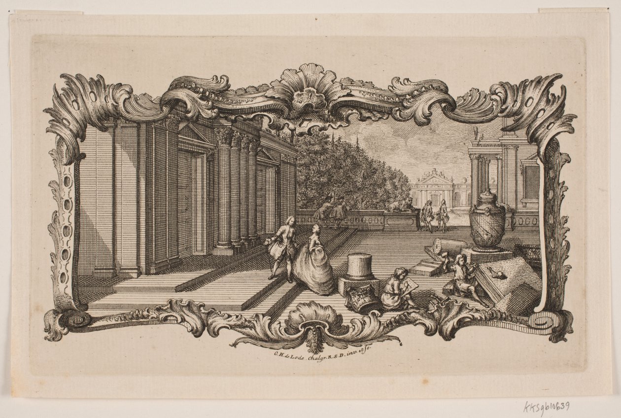 Vignette for "Thurah: Hafnia Hodierna" by Odvardt Helmoldt de Lode