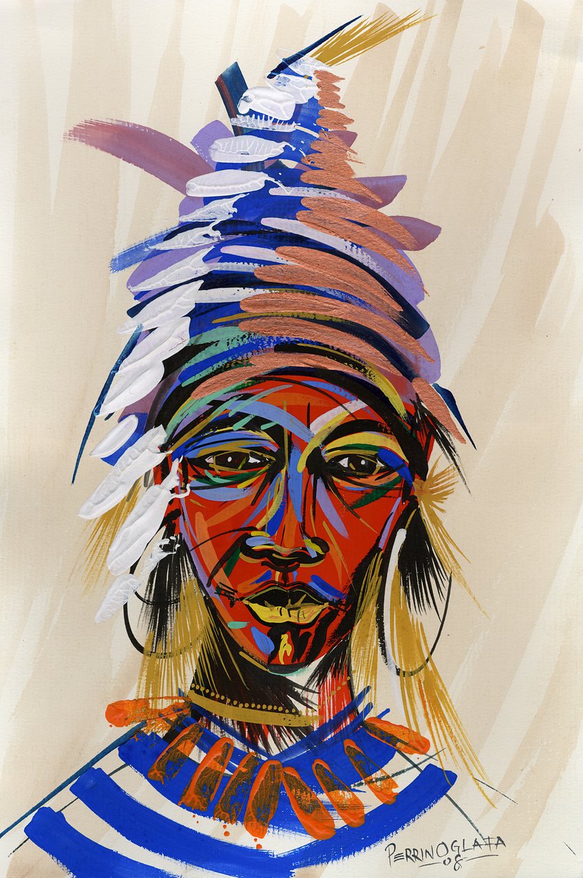 Am I an Aborigin 2, 2008 by Oglafa Ebitari Perrin