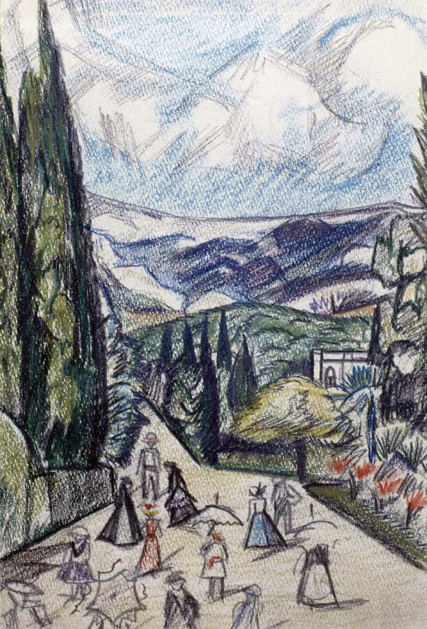 Crimean Landscape by Olga Rozanova