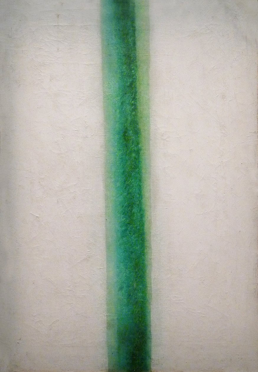 Green Stripe by Olga Rozanova