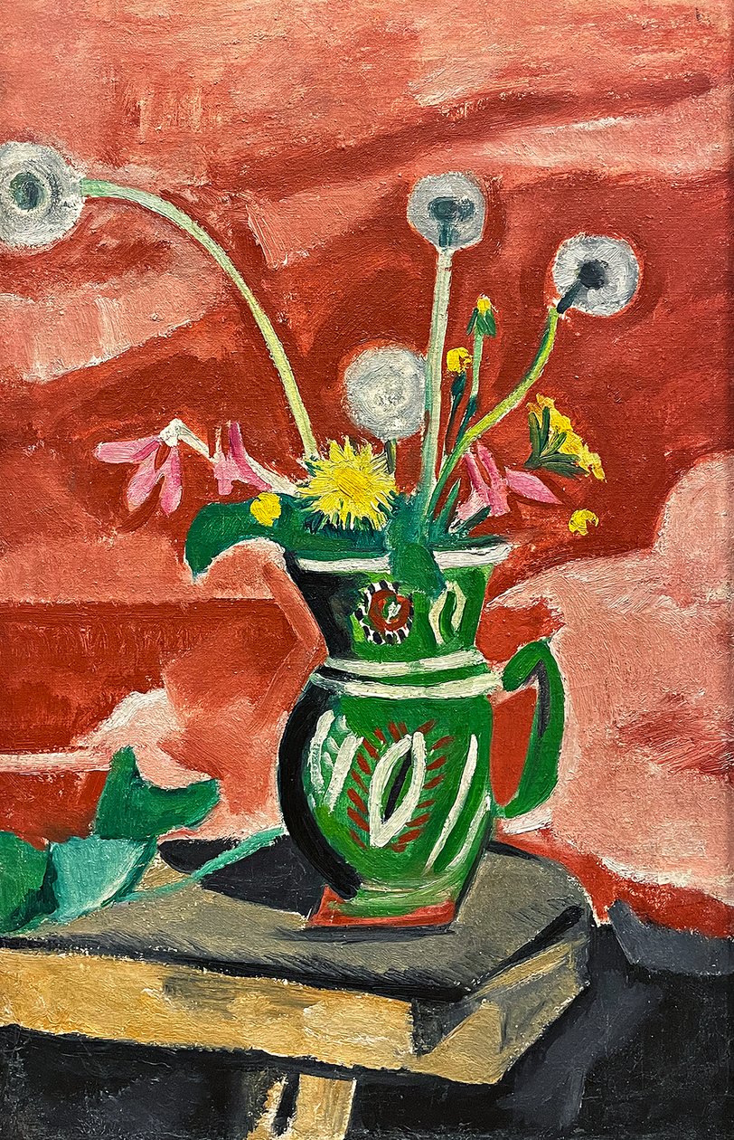Jug with Flowers by Olga Vladimirovna Rozanova