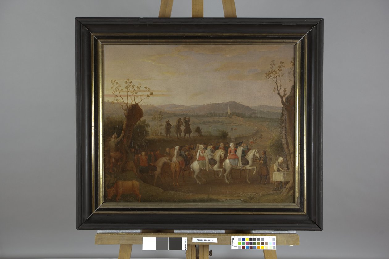 Departure of a Wedding Procession by Olivier Perrin